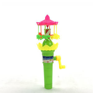 Mainan baru murah berputar surga mainan permen manis mainan tangan engkol komidi putar dengan lampu - Product Image 2