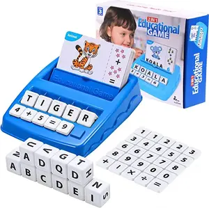 Kids Children English Word Counting Math Letter Matching Spelling Game Alphabet Toys, Educational Toys for Kids Learning