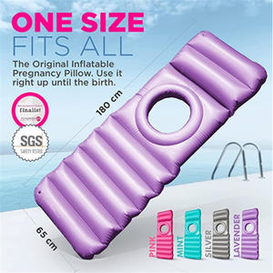 <span class=keywords><strong>Matelas</strong></span> Gonflable de Maternité IHOMEINF en PVC Flocage pour Femmes Enceintes - Product Image 2