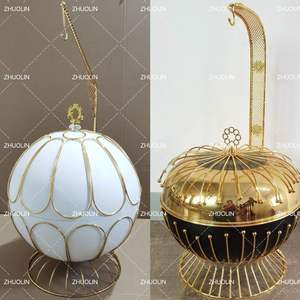 Chauffe-plats de buffet de luxe doré rond <span class=keywords><strong>pour</strong></span> cuisine professionnelle, table de cuisson, réchauffeur d'aliments <span class=keywords><strong>pour</strong></span> œufs, plats de présentation <span class=keywords><strong>pour</strong></span> traiteur - Product Image 6