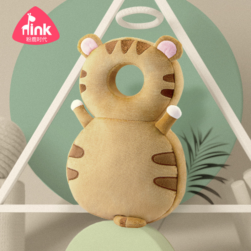 Appui-tête-peluche tigre
