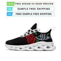 Sneakers à impression graphique personnalisée OEM/ODM, style gothique, chaussures de course Blade pour hommes et femmes FN003-26025002-10