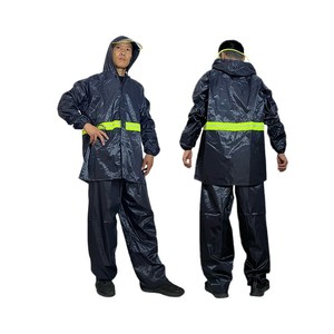Oxford Cloth Split Waterproof Windproof <strong>Men's</strong> Camping Hiking Outdoor Riding Full-body Anti-rainstorm Thickened <strong>Raincoat</strong> - Product Image 2