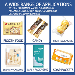 <span class=keywords><strong>Machine</strong></span> d'emballage horizontale pour pain, gâteaux et <span class=keywords><strong>biscuits</strong></span> BG-350 de haute qualité, multifonctionnelle, pour boulangerie - Product Image 3