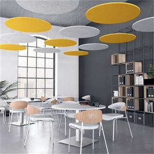 Paneles Acústicos Decorativos de Fieltro PET para Techo, Absorbentes de Sonido, Reductores de Ruido, para Oficinas Comerciales y Cines - Product Image 6