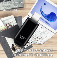 Télécommande infrarouge intelligente R09 Type-C pour téléphone portable, code fixe, vente en gros et dropshipping