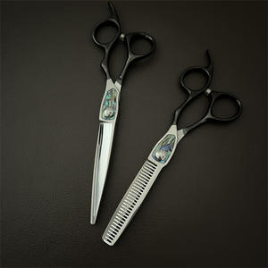 กรรไกรตัดผมมืออาชีพ Dsy ขนาด 6.0 นิ้ว สแตนเลสสตีล 440C ด้ามจับขนาดกลาง ดีไซน์โอเชียนบรีซ สำหรับทำผม - Product Image 1