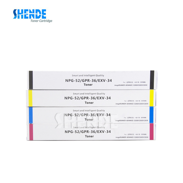 Factory Direct Wholesale Compatible Toner Cartridge NPG-52 GPR-36 C-EXV34 for IR AC2020i 2025i 2030i C2225 C2230 2220