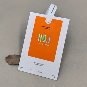 Étiquettes de vêtements et étiquettes de prix en papier gaufré écologiques les plus vendues, personnalisées pour vêtements, chaussures, sacs - <span class=keywords><strong>Vistaprint</strong></span> - Product Image 5