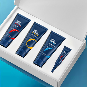 Ensemble de soins de la peau pour <span class=keywords><strong>homme</strong></span> de marque privée <span class=keywords><strong>Routine</strong></span> essentielle de lavage du visage Crème de jour SPF 20 Crème de - Product Image 1