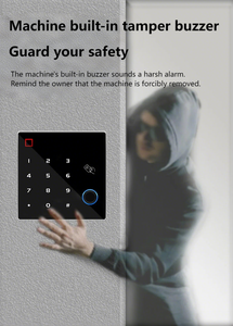 Suporte OSDP Protocol Fingerprint Standalone Controller RFID Leitor Teclado Biométrico Impressão Digital Card Reader <span class=keywords><strong>Access</strong></span> <span class=keywords><strong>Control</strong></span> - Product Image 5