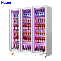 Présentoir de distribution mondiale boisson cola refroidisseur réfrigérateur vitrine porte en verre congélateur à liqueur