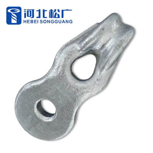 Fabrieks prijs stroomaccessoires gesmede hoek oogring 5/8'' voor paallijn hardware - Product Image 1