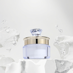 Botella de crema para mujer, 30g, 50g, tapa dorada brillante, plástico transparente, tarros de suero para el cuidado de la piel con clase, crema facial, máscara facial, crema para los ojos - Product Image 3