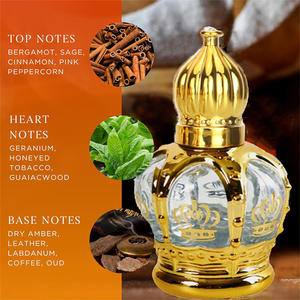 น้ำหอมผู้หญิงสไตล์อาหรับใหม่ กลิ่นหอมสดชื่นติดทนนาน กลิ่นดอกไม้ เลมอน มะลิ พกพาสะดวก สำหรับส่งออกต่างประเทศ รุ่น Belly Crown - Product Image 5