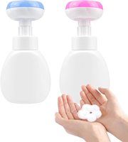 Dispenser Sabun Cuci Tangan Bentuk Bunga 42mm dengan Pompa Busa untuk Botol 250ml 500ml