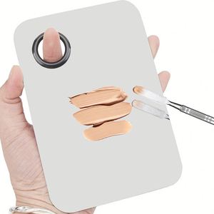 Professional Makeup Artists Recommend the Palette Stainless Steel Color Palette Set Fashion Makeup Tool Palette - Product Image 1