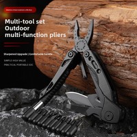 Couteau pliant multifonctionnel OEM personnalisé avec pince, mini-outil de survie portable pour le camping en plein air