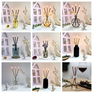 Ensemble <span class=keywords><strong>de</strong></span> bougies éternelles Décoration d'intérieur avec bougeoirs en métal et tube pour la combustion du Nouvel An - Product Image 6
