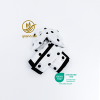 Écharpe de mode en soie de mûrier 100% de haute qualité avec logo personnalisé, idéale pour les cadeaux d'entreprise et les articles promotionnels de marque