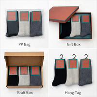 Chaussettes en cachemire et laine personnalisées avec étiquette privée pour la vente en gros