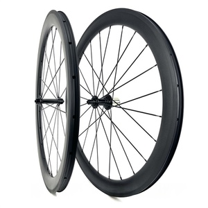 Jeu de roues en carbone Tuohai modèle 01 700C, système de frein à patin, jantes clincher, prêt pour tubeless, profondeur de jante de 20 mm pour vélo de <span class=keywords><strong>route</strong></span>, ville, gravier - Product Image 2