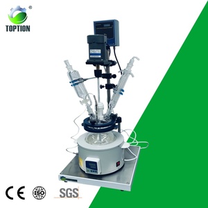 Reactor de Vidrio de Una Sola Capa TOPTION <span class=keywords><strong>TST</strong></span> UL/CE (Calentamiento con Manta Eléctrica/Baño de Aceite) Apto para Laboratorio - Product Image 1