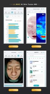 เครื่องวิเคราะห์ผิวหน้าแบบพกพา 3 มิติ คุณภาพสูง ปี 2026 พร้อมหลอดไฟ UV LCD <span class=keywords><strong>Wifi</strong></span> สำหรับสแกนและวิเคราะห์ผิวหน้า - Product Image 6