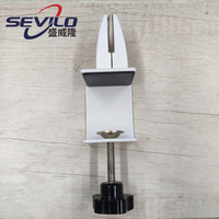 SEVILO SWL.1241-A1 Cloisons de séparation de bureau en alliage d'aluminium, support à pince résistant à la corrosion, peinture multicolore
