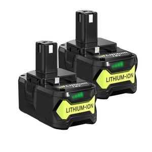 Reemplazo de capacidad real de <span class=keywords><strong>18</strong></span> V para batería <span class=keywords><strong>Ryobi</strong></span> de <span class=keywords><strong>18</strong></span> V Compatible con batería <span class=keywords><strong>Ryobi</strong></span> de <span class=keywords><strong>18</strong></span> voltios P102 P103 P107 P108 herramientas inalámbricas - Product Image 1