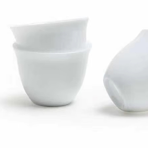 Tazza <span class=keywords><strong>da</strong></span> Tè in Ceramica <span class=keywords><strong>Bianca</strong></span> Moderna Jiale, Ecologica, Lavabile in Lavastoviglie, Adatta al Microonde, per Ristoranti e Caffetterie, Capacità 200ml, Personalizzabile - Product Image 2