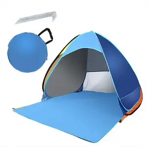 Easy Up Instant Automatic Pop Up Dome Sunshade Beach Tent Umbrella Shade and Shelter
