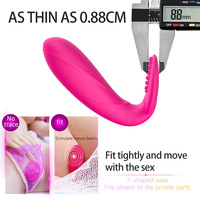 LOVE Vibrateur papillon portable en silicone de haute qualité, mode multi-fréquence, télécommande, rechargeable, 10 vitesses, portable, point G
