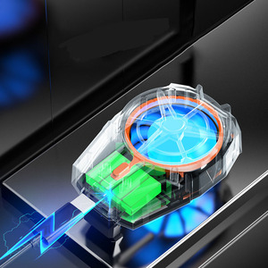 Refroidisseur <span class=keywords><strong>de</strong></span> téléphone à semi-conducteurs avec clip arrière, affichage LED, <span class=keywords><strong>refroidissement</strong></span> <span class=keywords><strong>rapide</strong></span>, radiateur <span class=keywords><strong>de</strong></span> jeu filaire Type C pour mobile - Product Image 1