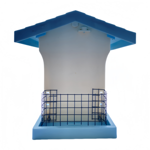 3 £ sincap geçirmez asılı kuş evi dayanıklı PP/akrilik/çelik malzeme köy kuş gözlemciliği için vahşi kuş besleyici - Product Image 5