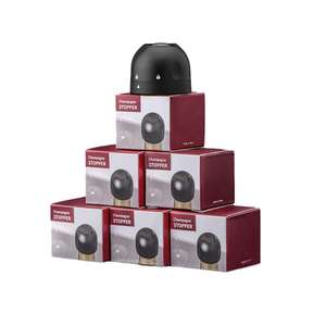 Mini <span class=keywords><strong>bouchon</strong></span> de <span class=keywords><strong>champagne</strong></span> en gros d'usine Ouvre-bouteille de vin mousseux en plastique ABS durable - Product Image 5