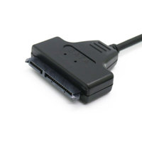 Câble Sata Usb2.0 double câble USB 2.0 vers SATA 7 + 15 broches 22 broches pour disque dur 2.5 "câble Ssd