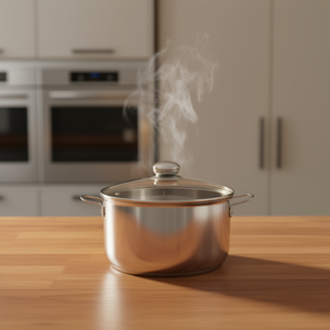 หม้อเนื้อ Saturn Pot ฝาแก้ว ขนาด 24 ซม. สำหรับตุ๋นและปรุงอาหาร - Product Image 3