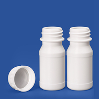 Bouteilles en HDPE blanc de qualité supérieure pour pesticides et engrais agricoles, capacité de 10 ml à 1 L, bouchon à vis scellé, impression sérigraphique