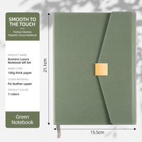 Ensemble de bloc-notes A5 promotionnel, couverture rigide en PU, agenda professionnel avec stylo et boîte cadeau, bloc-notes personnalisé avec logo d'entreprise, promotion