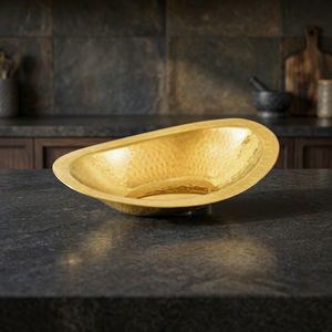 Wholesale SKI BB2 Classic Modern Stainless Steel PVD Gold Oval Multifunction <b>Food</b> Storage Bread <b>Basket</b>-Durable Dishwasher Safe - Product Image 2