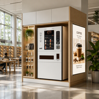 Distributeur automatique de café pétillant chaud et froid MA3 pour campus et attractions touristiques
