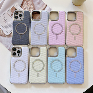 Funda de teléfono móvil con purpurina de la serie Girl para iPhone 16 Plus galvanoplastia magnética dos en una funda de teléfono - Product Image 6