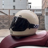 Casque de moto rétro en ABS pour homme et femme, toutes saisons, coupe-vent, protection solaire, tailles MLXLXXL