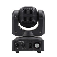 Mini projecteur LED N30W à tête mobile avec effet anneau pour discothèque, DJ, équipement d'éclairage professionnel