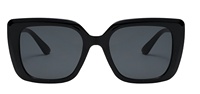Vente en gros de lunettes de soleil de mode pour femmes UV400 verres carrés en PC personnalisés lunettes de soleil polarisées à la mode pour l'extérieur
