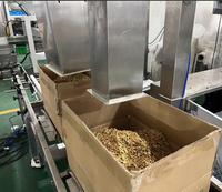 Peseur linéaire automatique de particules de granules de haricots de 5kg 10kg 50kg pesant la ligne d'emballage de carton de remplisseur de boîte