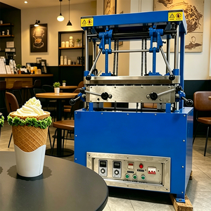 Machine de production de gobelets <span class=keywords><strong>à</strong></span> café comestibles <span class=keywords><strong>à</strong></span> petite échelle, facile <span class=keywords><strong>à</strong></span> utiliser, <span class=keywords><strong>à</strong></span> commande manuelle, <span class=keywords><strong>moule</strong></span> fixe, 2 <span class=keywords><strong>à</strong></span> 60 unités pour l'industrie alimentaire - Product Image 6