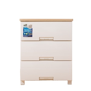 High quality chest of drawers wood storage cabinet with lock plastic