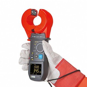 Testeur de résistance de mise à la terre à pince TR Electronic CA6416, 0 à 2000 Ohm, mesureur de boucle numérique 500V 0 à 10A, précision 0,05% - Product Image 4